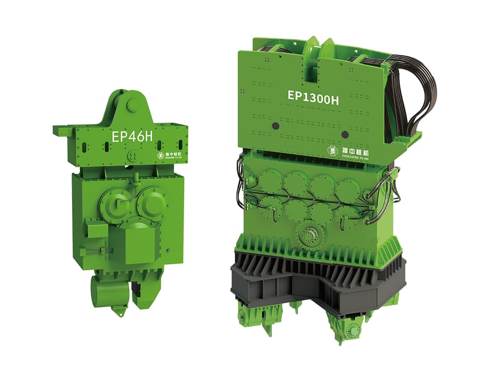 EPH Series Resonance-Free Hydraulic Vibro Hammers

