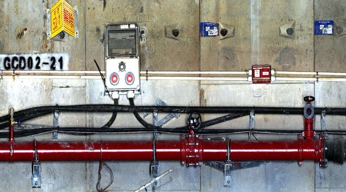 Tunnel cross-section inspection image