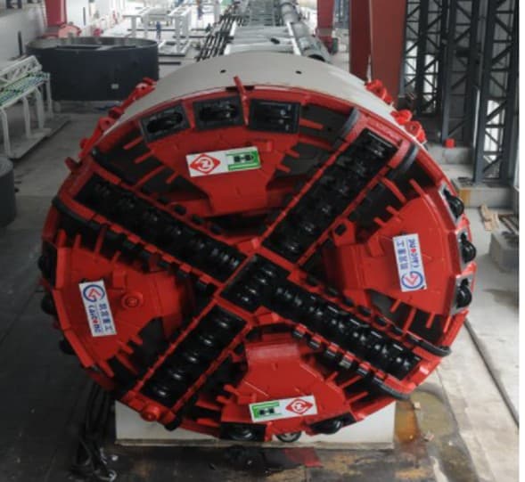 Shield machine cutterhead appearance