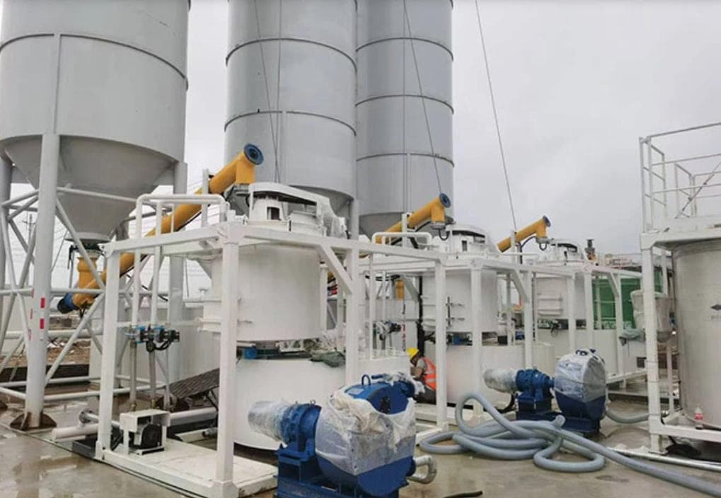 Fujian Zhongtian two-component grout batching plant