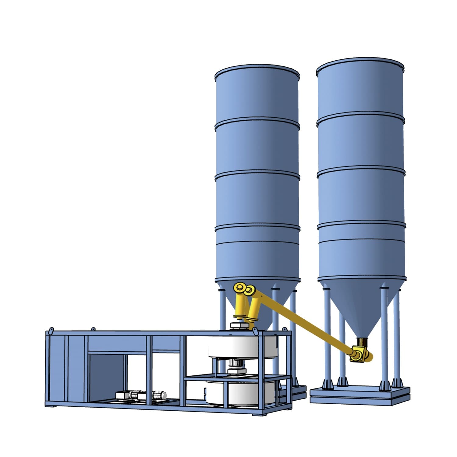 BZ Series Automatic Cement Batching and Mixing System image 1