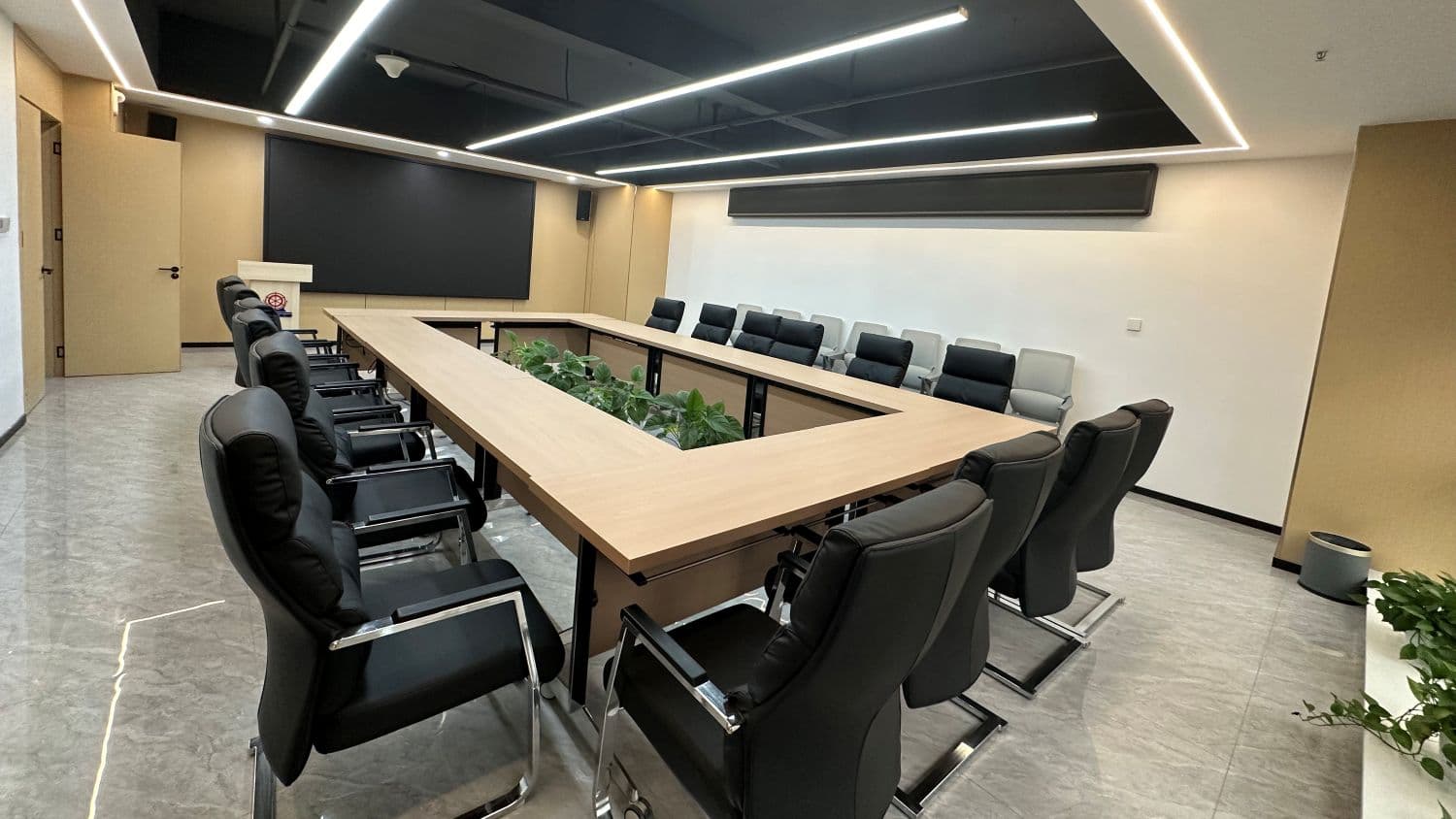 Company meeting room
