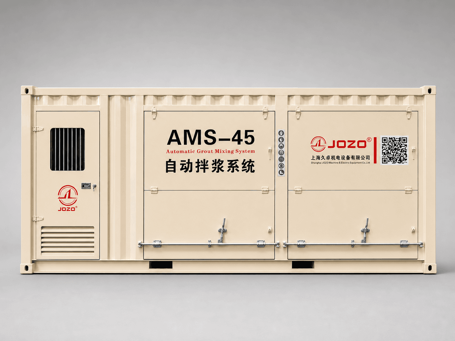JOZO AMS-45 containerized automated slurry preparation system