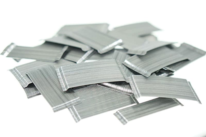 Glued cold-drawn steel wire fiber product appearance