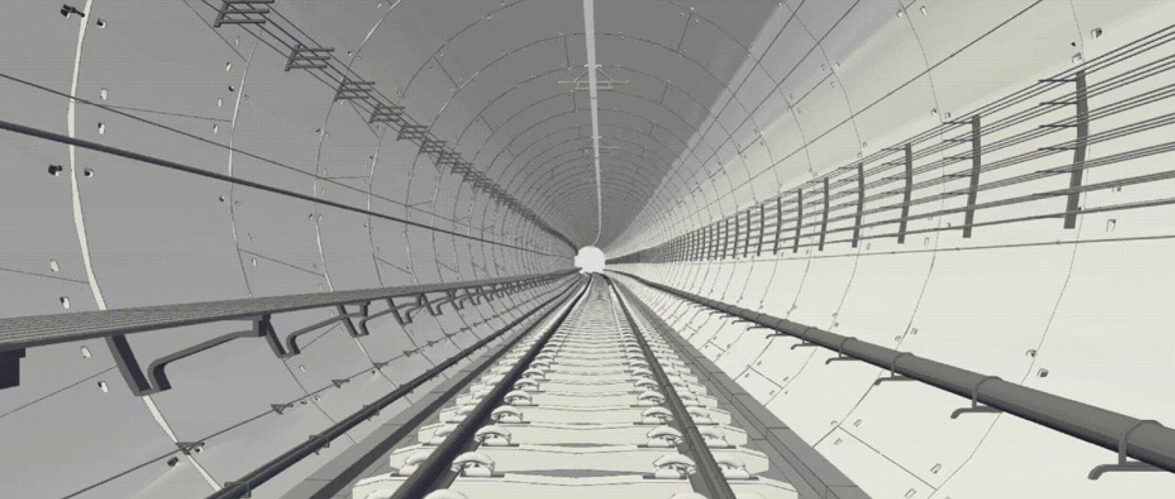 Multi-view tunnel rendering output