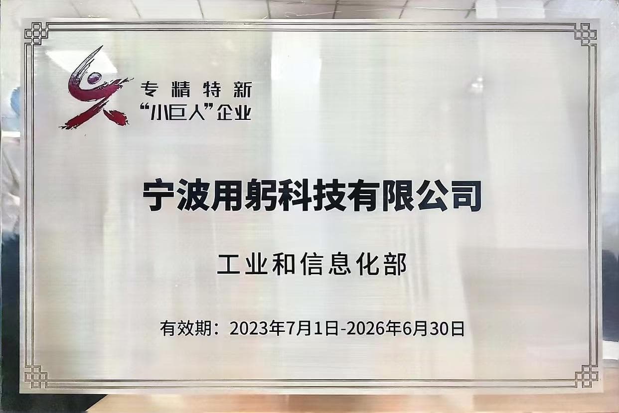 Specialized and Innovative Little Giant certificate