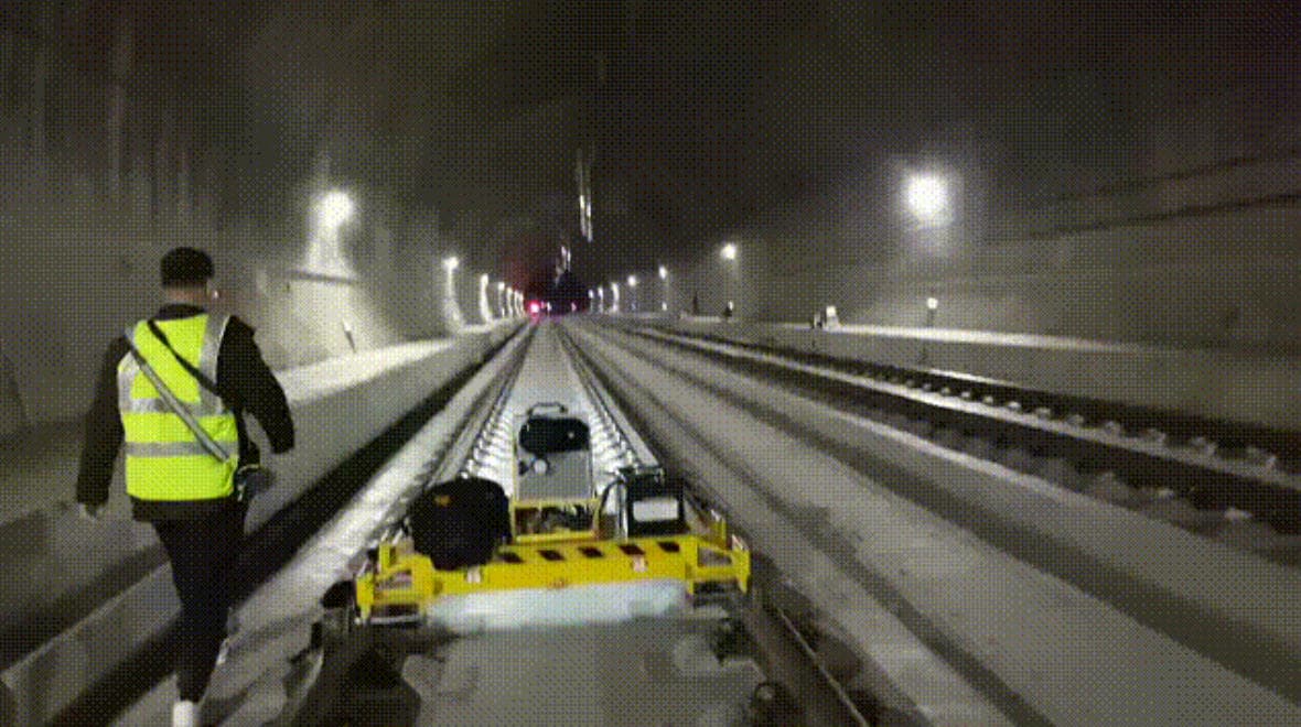 Testing site for tunnel scanning