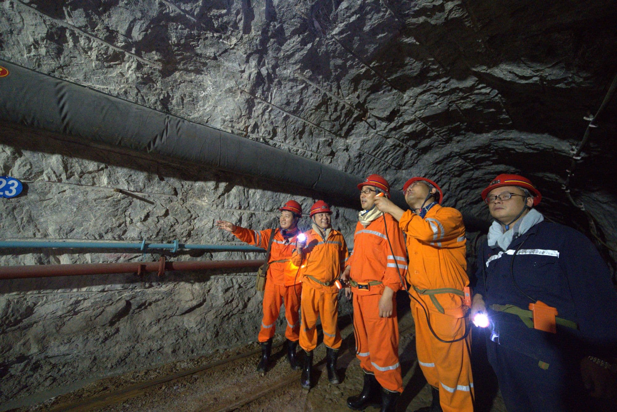 Underground Anhydrite Mine Gallery