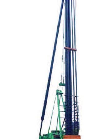 Multi-shaft mixing equipment for ground improvement works.
