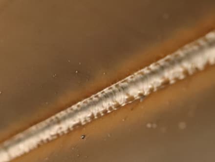 Internal weld bead
