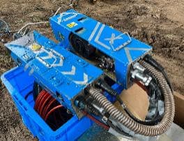 Confined-space robotic equipment module
