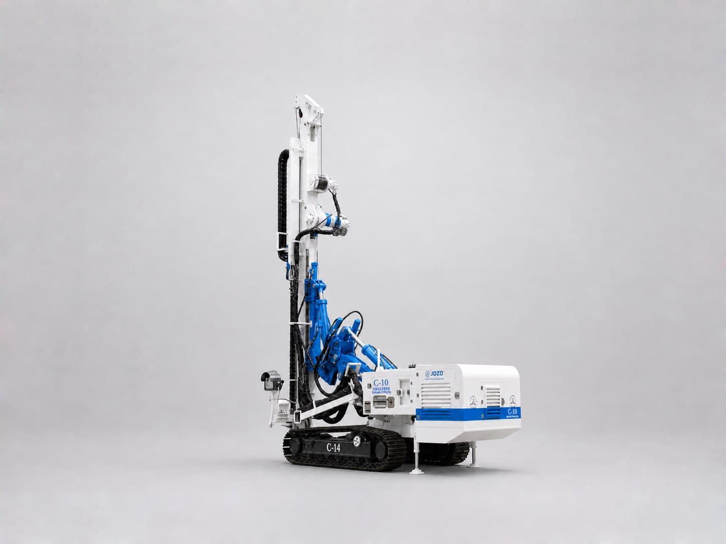 JOZO C-10 multipurpose drilling rig for anchoring, grouting, and ground-improvement works