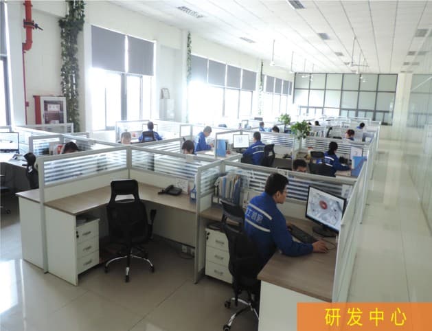 R&D center office scene