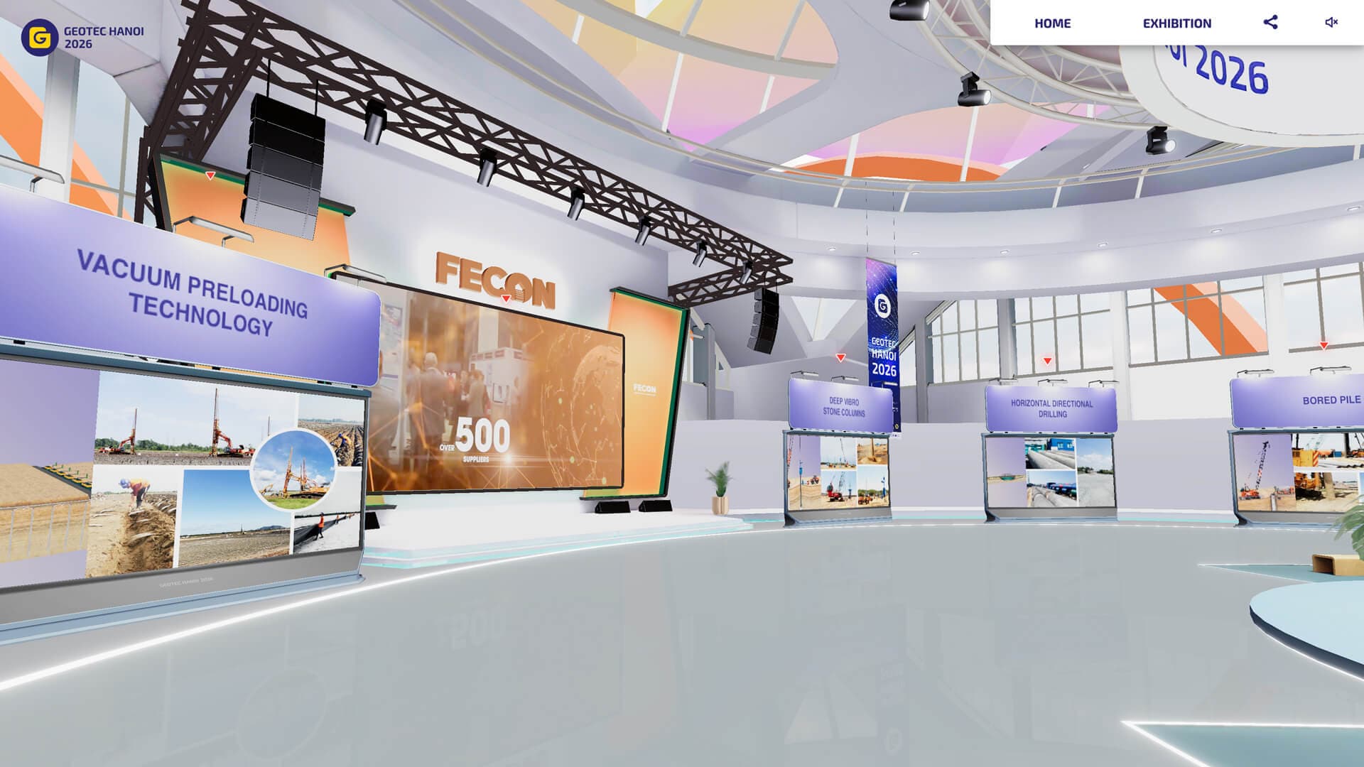 GH2026企业虚拟展位与技术展示界面